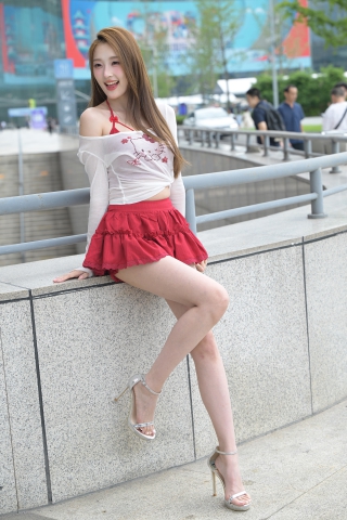 一筒街拍 街头艺术与美女